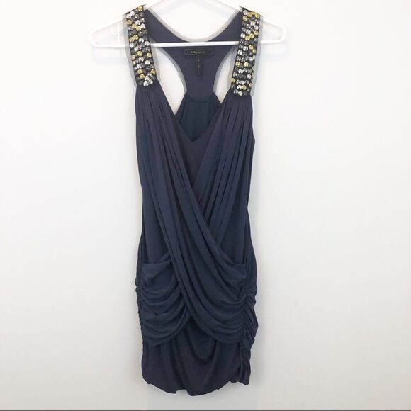BCBGMaxazria Draped Front Dress XS - Picture 1 of 6
